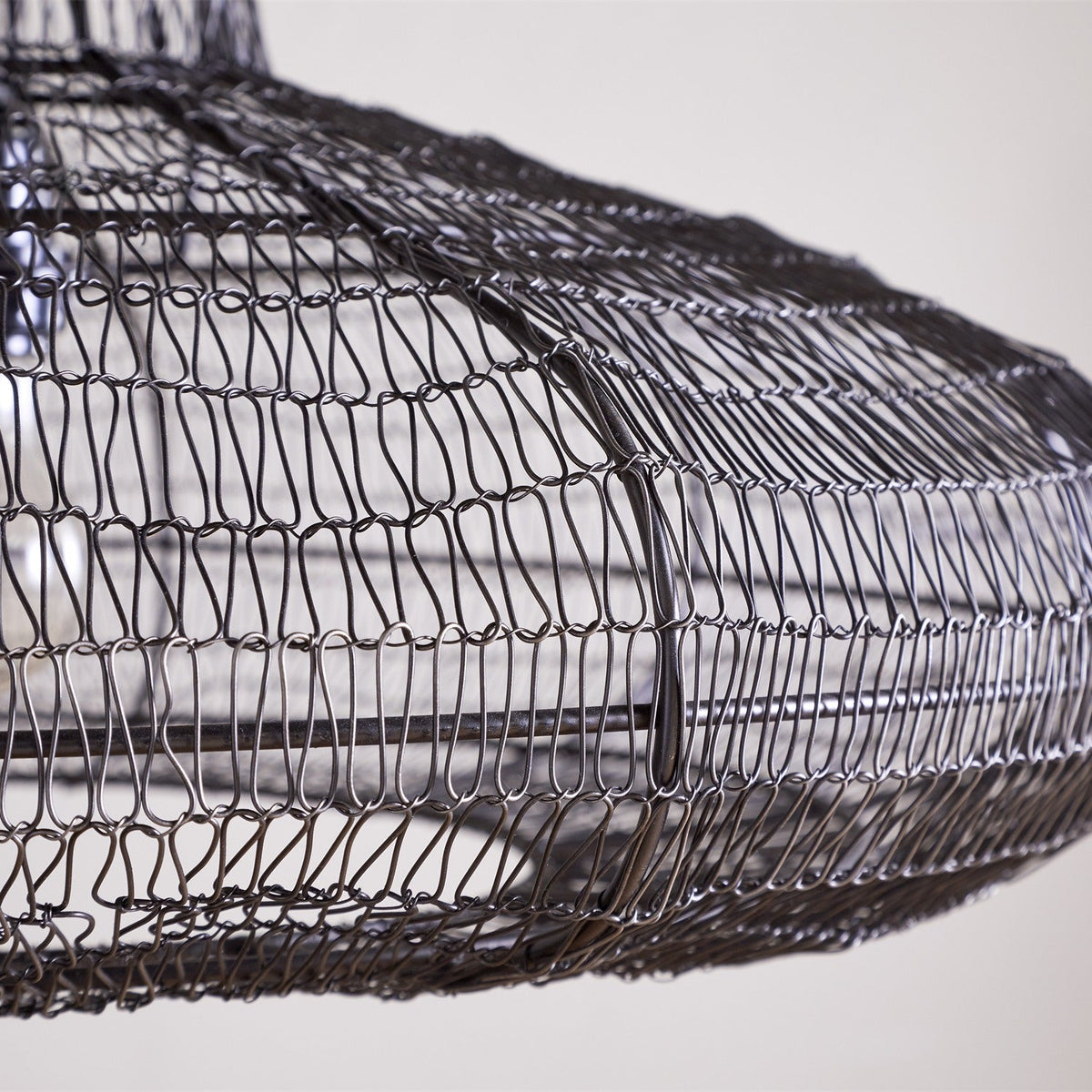 Mukuni Wire Lampshade - Bronze & Black