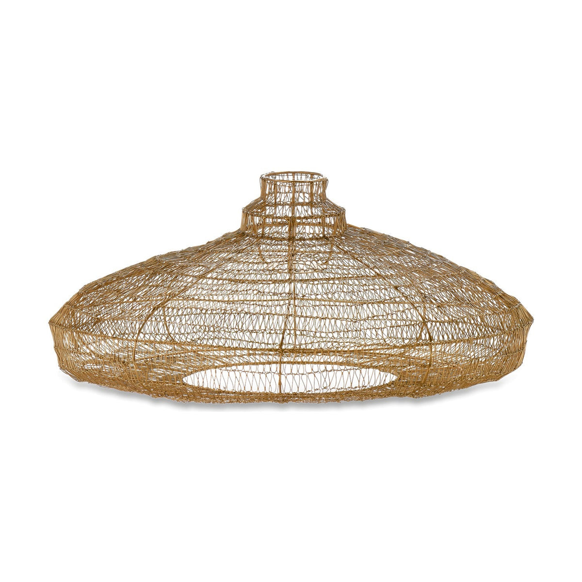 Mukuni Wire Lampshade - Brass