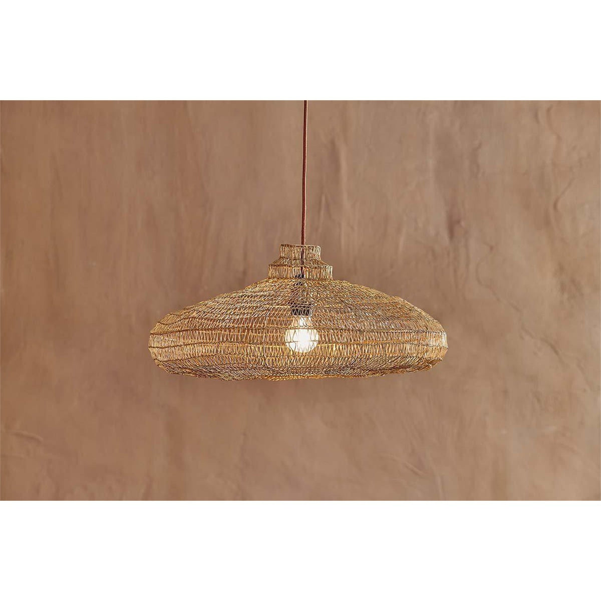 Mukuni Wire Lampshade - Brass