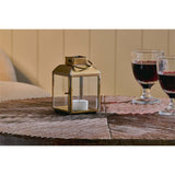 Maro Small Brass Lantern - Antique Brass