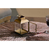 Maro Small Brass Lantern - Antique Brass