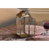 Maro Tall Brass Lantern - Antique Brass