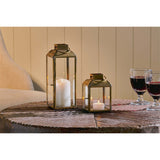 Maro Tall Brass Lantern - Antique Brass