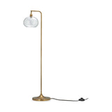Mulia Recycled Glass Floor Lamp - Antique Brass