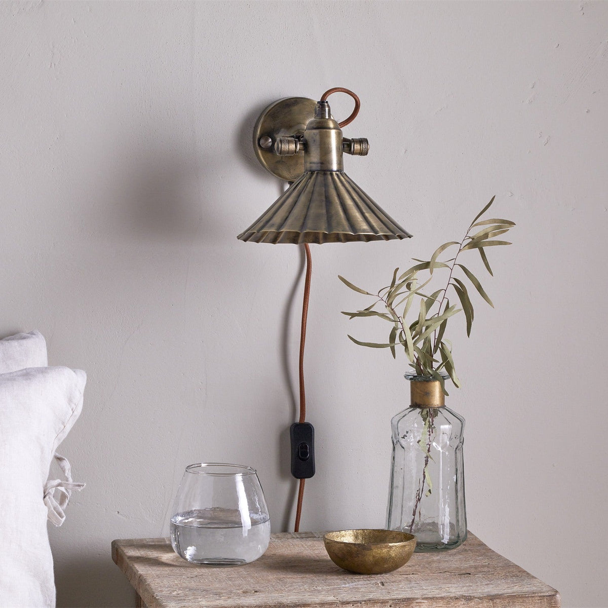 Moti Wall Light - Antique Brass