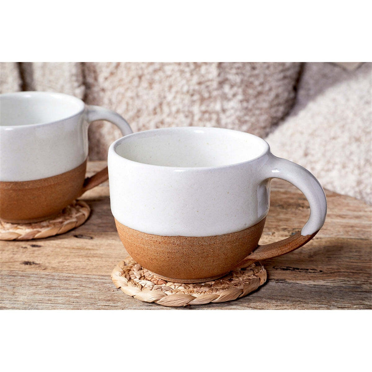 Mali Coffee Mug - White - Set of 2