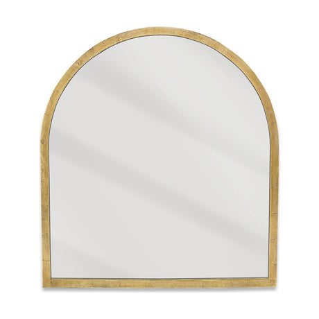 Murwara Arched Wall Mirror - Antique Brass