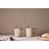 Malia Reactive Glaze Mug - Cream - Set of 2