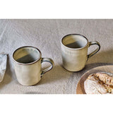 Malia Reactive Glaze Mug - Cream - Set of 2