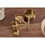 Mane Measuring Cups - Brushed Gold - Set of 4