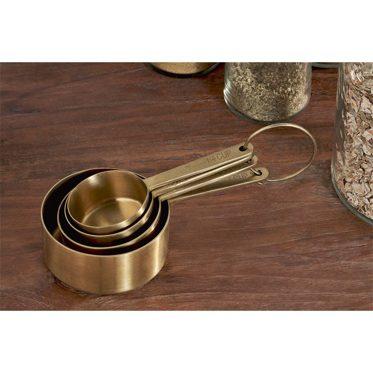 Mane Measuring Cups - Brushed Gold - Set of 4