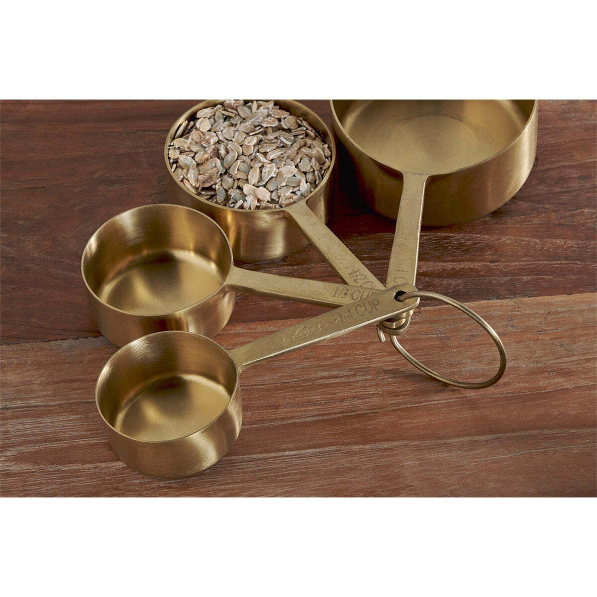 Mane Measuring Cups - Brushed Gold - Set of 4