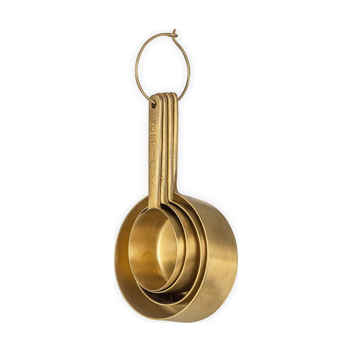 Mane Measuring Cups - Brushed Gold - Set of 4