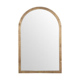 Murwara Large Arched Wall Mirror - Antique Brass