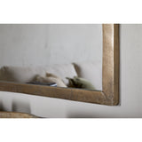 Murwara Large Arched Wall Mirror - Antique Brass
