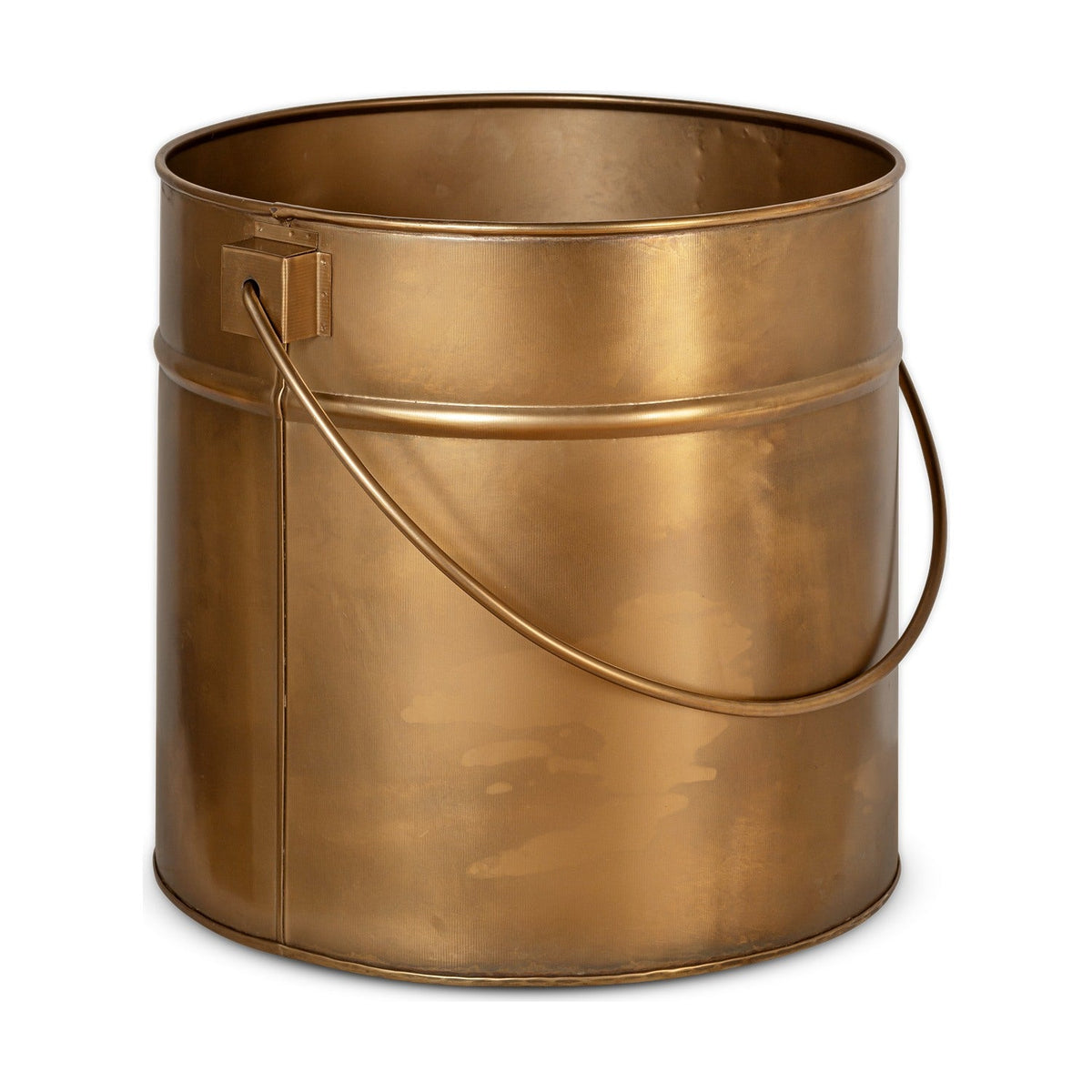 Mosat Iron Fireside Bucket - Antique Brass