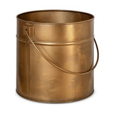 Mosat Iron Fireside Bucket - Antique Brass