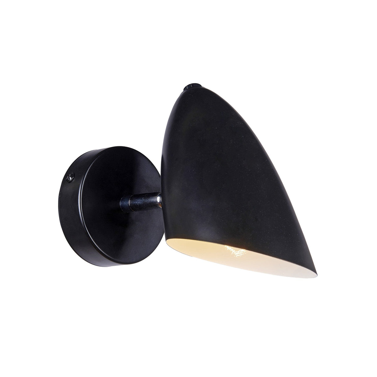 Aida Wall Light in black, featuring a minimalist design perfect for enhancing modern interiors