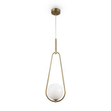 Bumble Pendant Light in Brass, featuring a striking pendant design with warm brass finish.