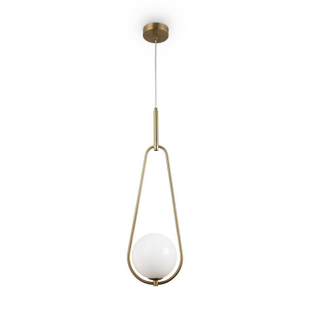 Bumble Pendant Light in Brass, featuring a striking pendant design with warm brass finish.