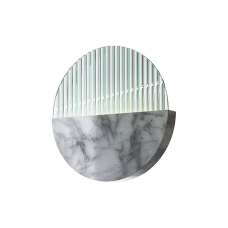 Jupiter LED Wall Light in grey and marble, combining grey tones with marble accents for a sophisticated wall light