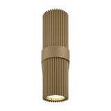 Matte gold Dynamics up and down wall light, adding a touch of luxury with its dual-direction lighting.