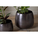 Maliki Large Iron Planter - Aged Bronze