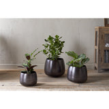 Maliki Large Iron Planter - Aged Bronze
