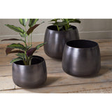 Maliki Medium Iron Planter - Aged Bronze