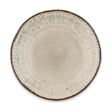 Malia Fluted Stoneware Side Plate - Cream