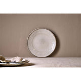 Malia Fluted Stoneware Side Plate - Cream