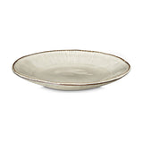 Malia Fluted Stoneware Side Plate - Cream