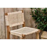 Madrisana Acacia & Rattan Bar Stool - Natural