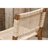 Madrisana Acacia & Rattan Bar Stool - Natural