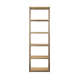 Marjori Narrow Mango Wood & Iron Shelving Unit - Natural