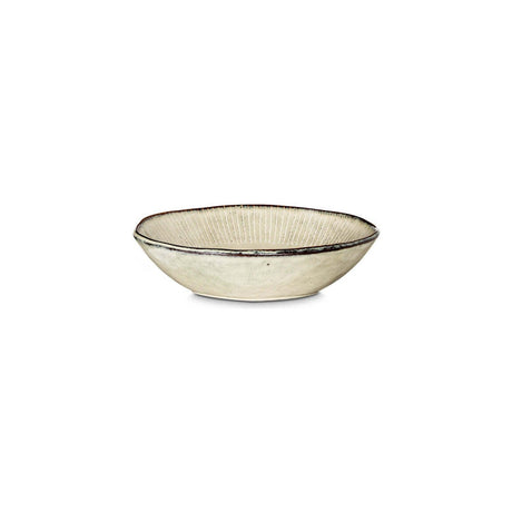 Malia Stoneware Dinner Set - Cream - Set of 12