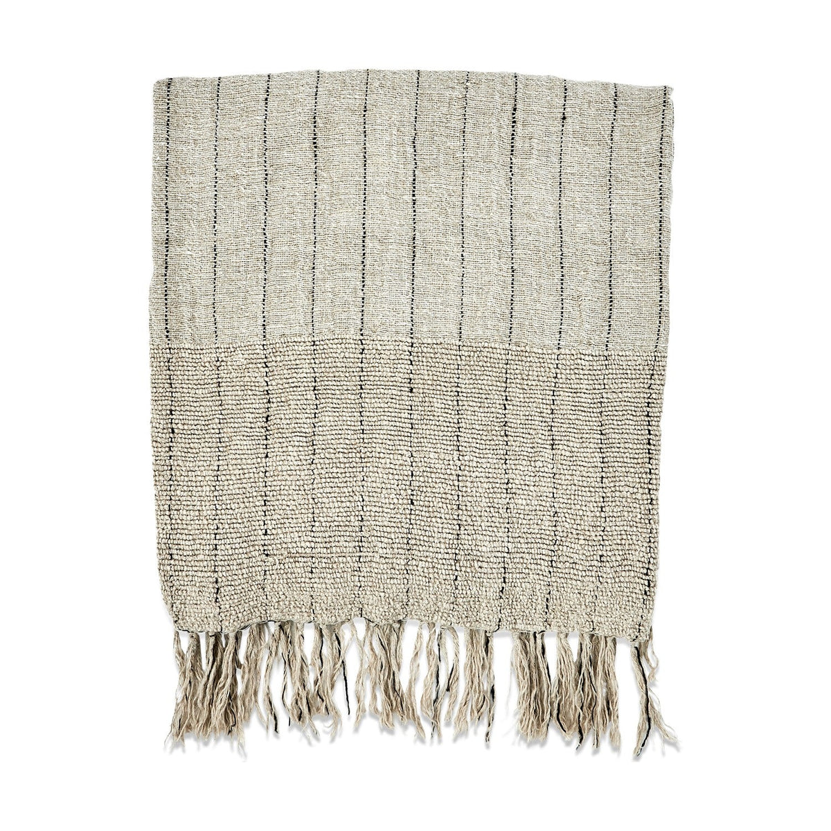 Mayla 140 x 200cm Linen Throw - Natural