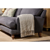 Mayla 140 x 200cm Linen Throw - Natural