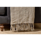 Mayla 140 x 200cm Linen Throw - Natural