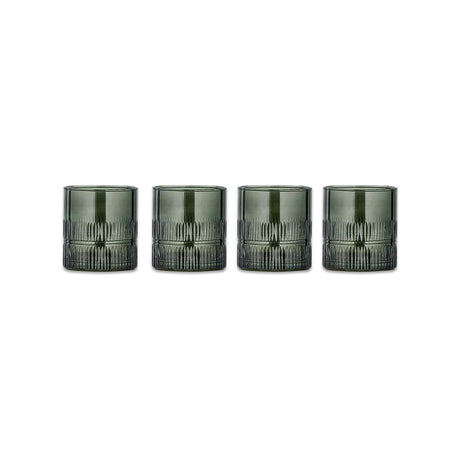 Mila Tumblers - Dark Emerald - Set of 4