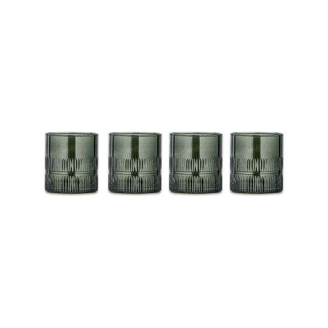 Mila Tumblers - Dark Emerald - Set of 4