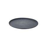 Mahika Large Round Etched Aluminium Tray - Black