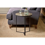 Maba Nest of 2 Side Tables - Antique Brass