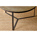 Maba Coffee Table - Antique Brass