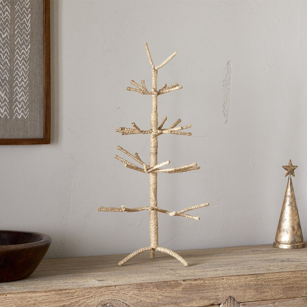 Mala Small Jute Christmas Tree - Natural