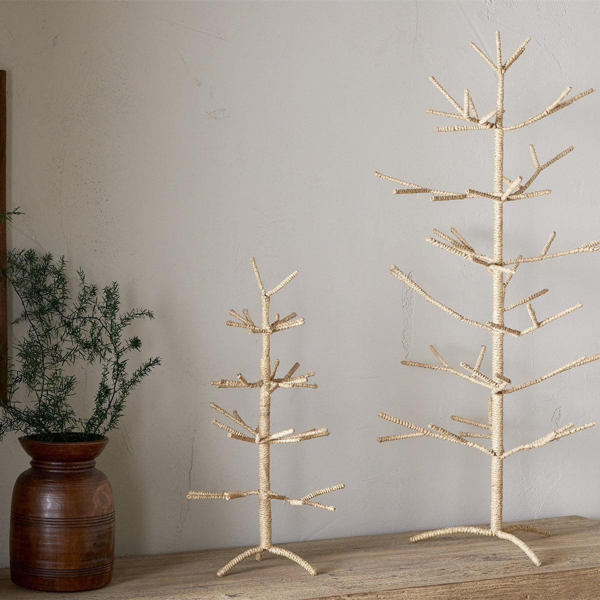 Mala Small Jute Christmas Tree - Natural