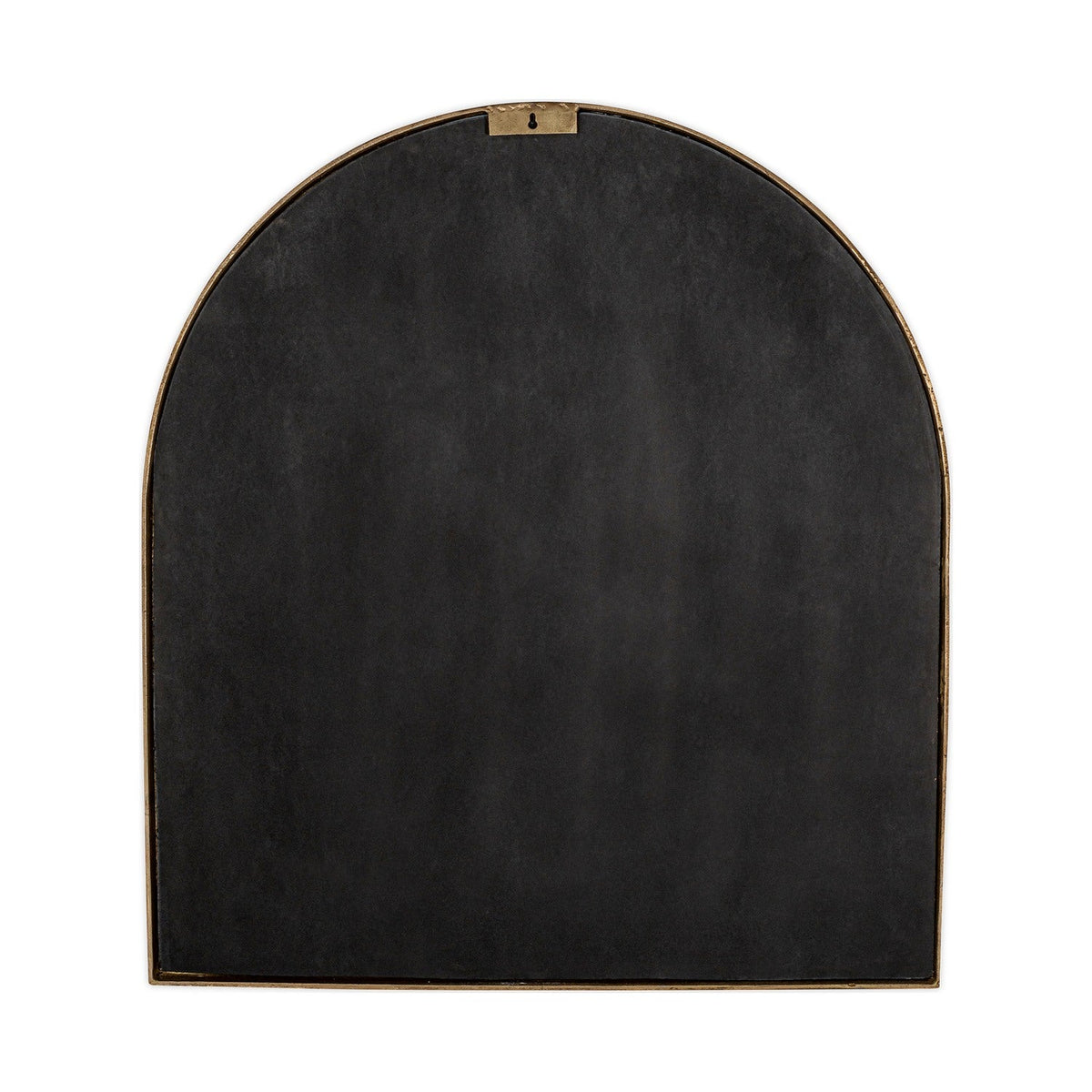Murwara Antique Glass Arched Wall Mirror - Antique Brass
