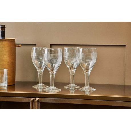 Mila Wine Glasses - Clear - Set of 4