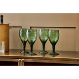 Mila Wine Glasses - Dark Emerald - Set of 4