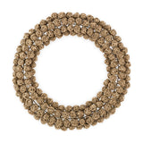 Madhi Small Wire Ball Christmas Wreath - Brass